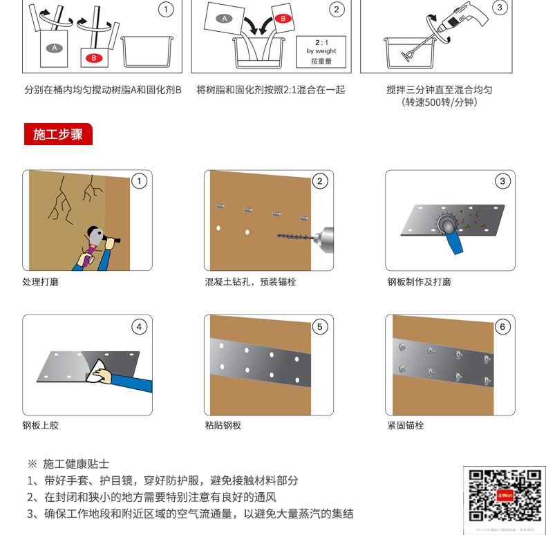 包钢盐亭粘钢加固施工过程